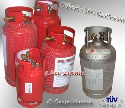 Officiële LPG Gasdamptank 27L met Certificaat! - 2