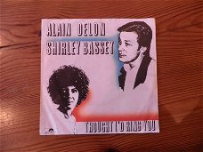 Alain Delon/ Shirley Bassey   Thought I’d ring you