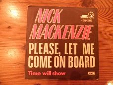 Nick mackenzie   Please let me come on board