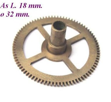 === Uurrad Franse pendule / regulateur = oud === 12218 - 1