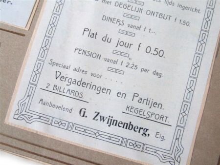 Horeca advertenties uit Enschede 1907 - 4