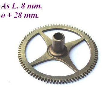 === Uurrad Franse pendule / regulateur = oud === 12254 - 1