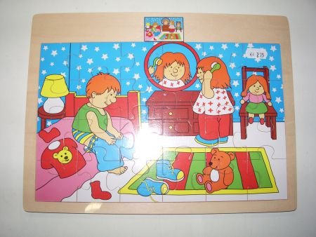 Houten Puzzel. Kinderkamer. - 1