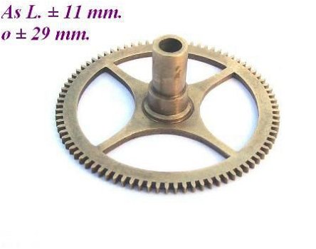 === Uurrad Franse pendule / regulateur = oud === 12269 - 1