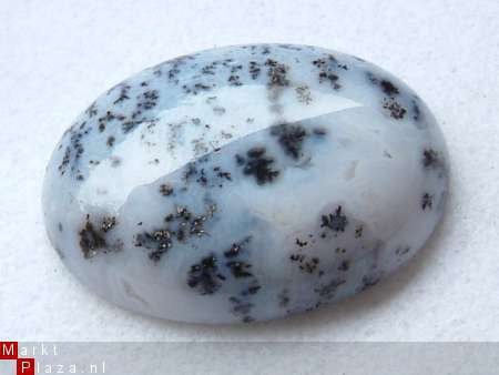 Cabochon Dendriet-agaat 30*22 * 8mm dik - 1