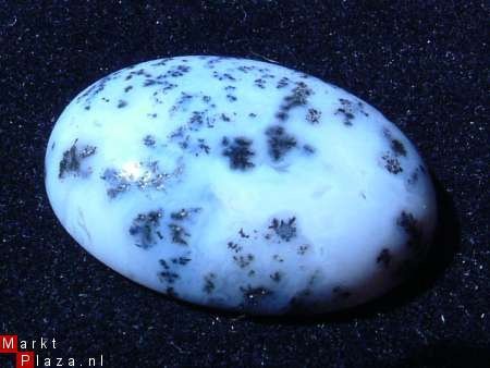 Cabochon Dendriet-agaat 30*22 * 8mm dik - 1