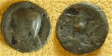 Keltische bronzen munt  (6)