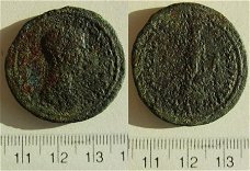 Grote bronzen romeinse munt Elagabalus