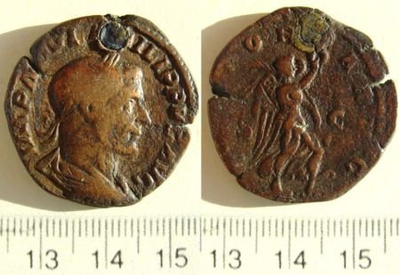 Romeinse Sestertius Keizer Philippus - 1