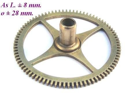 === Uurrad Franse pendule / regulateur = oud === 12294 - 1