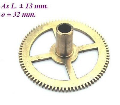 === Uurrad Franse pendule / regulateur = oud === 12338 - 1