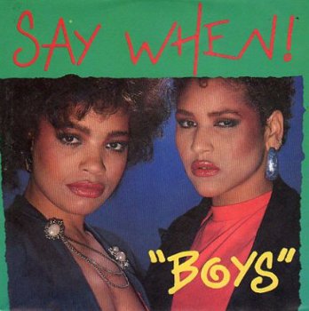 Say When! : Boys (1987) - 1