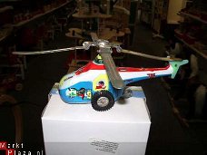 Blikken Speelgoed. Helikopter, wind up helicopter..