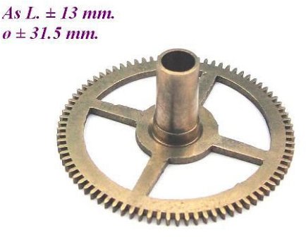 Uurrad Franse pendule / regulateur =12352 - 1