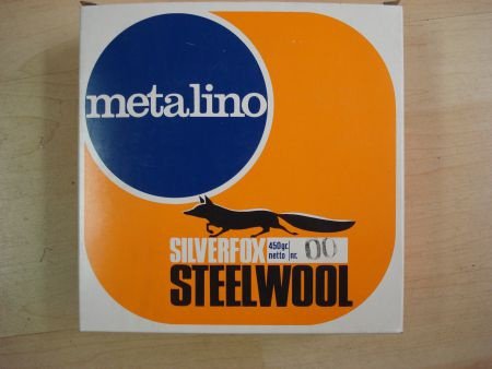 Metalino Silverfox staalwol 00 450 gram voor slijpen polijst - 1