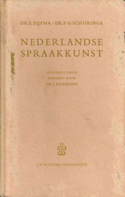 Nederlandse Spraakkunst 1958