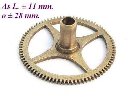 === Uurrad Franse pendule / regulateur = oud === 12391 - 1