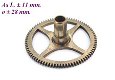 === Uurrad Franse pendule / regulateur = oud === 12431 - 1 - Thumbnail