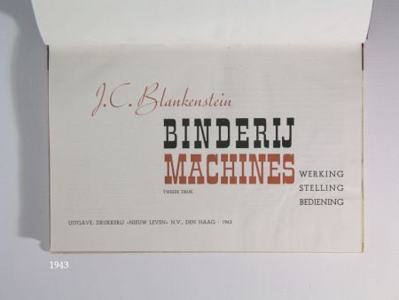 [1943] Binderij machines, Blankenstein, Nieuw Leven - 3