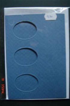 nr.49 pass.tout kaart met envelop rondjes blauw - 1