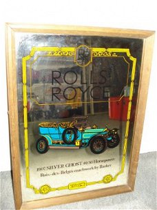 Spiegelschilderij RR Rolls-Royce 1907 SilverGhost 40 x 30