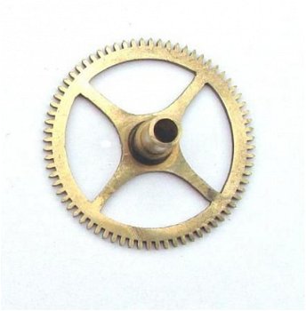 === Uurrad Franse pendule / regulateur = oud === 12517 - 2