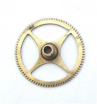 === Uurrad Franse pendule / regulateur = oud === 12516 - 2