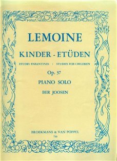 Lemoine; Kinder - etüden