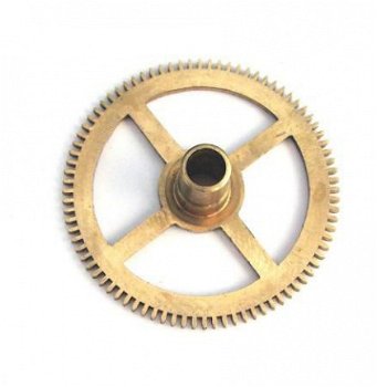 === Uurrad Franse pendule / regulateur = oud === 12549 - 2