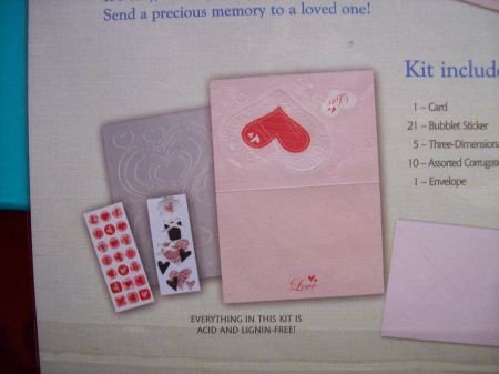 memories to share card kit sweet hearts - 1