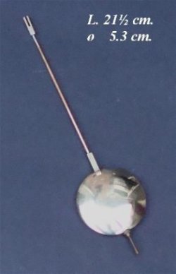 === Franse pendule slinger = oud === 12585