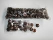 Donkere koper bruine knopen (28 mm) - 2 - Thumbnail
