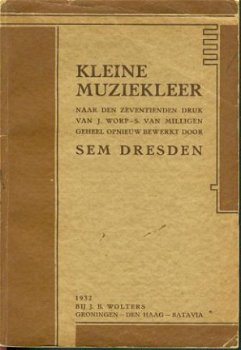 Dresden, Sem; Kleine Muziekleer - 1