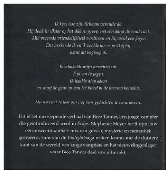 Stephenie Meyer = Het korte tweede leven van Bree Tanner NIEUW !! - 2