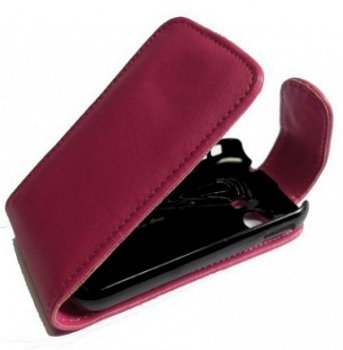 Leer Hoesje voor Samsung Galaxy Y, S5360, Roze, € 5.95 - 1