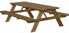 Picknicktafel 70x150cm  €99,00