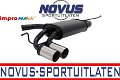 Novus Einddemper Golf 5 2x76mm RL-Design - 1 - Thumbnail