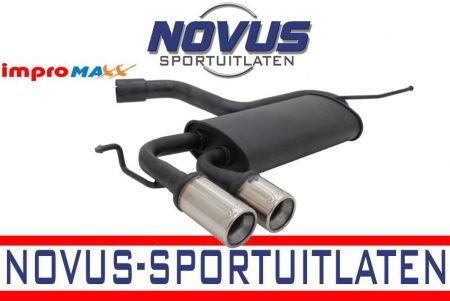 Novus Sport Einddemper Golf 5 GTi en 1.8 TFSi - 1