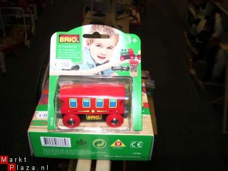 Brio wagon voor passagiers trein. Old passenger car. - 1