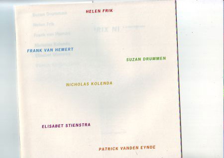 Prix NI 6 kunstenaars - nr. 1