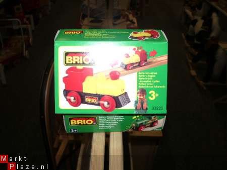 Brio Trein, Rijdende Locomotief. Battery Powered Engine. - 1