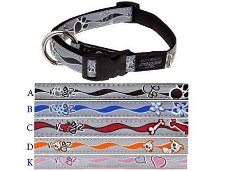 Halsband Rogz voor Dogz Reflective maat S, Mars, 5 kleuren,