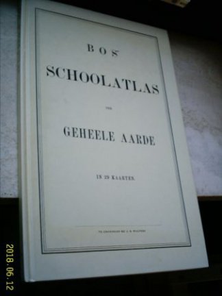 Bos' schoolatlas der geheele aarde in 29 kaarten(1877). - nr. 1