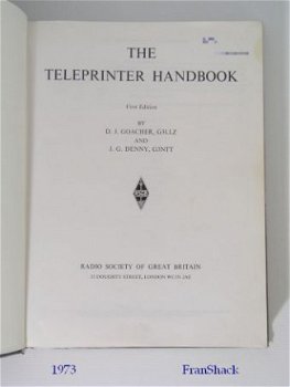 [1973] The Teleprinter Handbook, Goacher, RSGB - 2