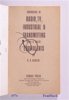 [1976] Tube&Valve equivalents, Babani, Babani Press - 2