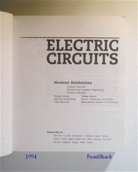 [1994] Electric Circuits, Balabanian, McGraw - 2