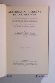 [1932] Alternating current bridge methods, Hague, Pitman - 2