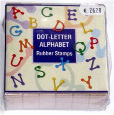 SALE! NIEUW Dot-Letter Alphabet Rubber Stamps van Hero Arts