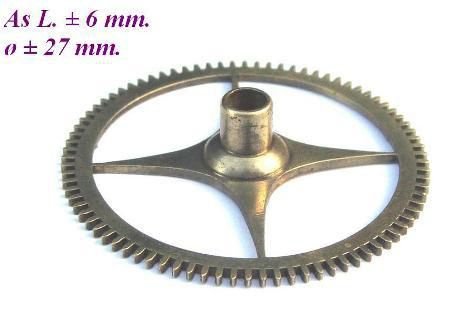 === Uurrad Franse pendule / regulateur = oud === 12898 - 1