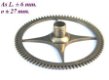 === Uurrad Franse pendule / regulateur = oud === 12898 - 1 - Thumbnail